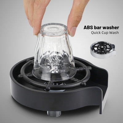 Automatic Cup Washer — High-Pressure Glass Rinser for Kitchen Sink | One-Press Cup & Mug Cleaner